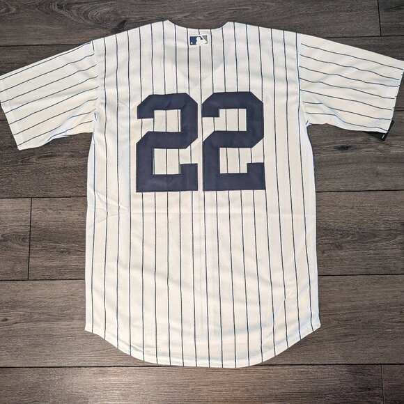 Other - Juan Soto #22 New York Yankees White Pinstripes Baseball Jersey